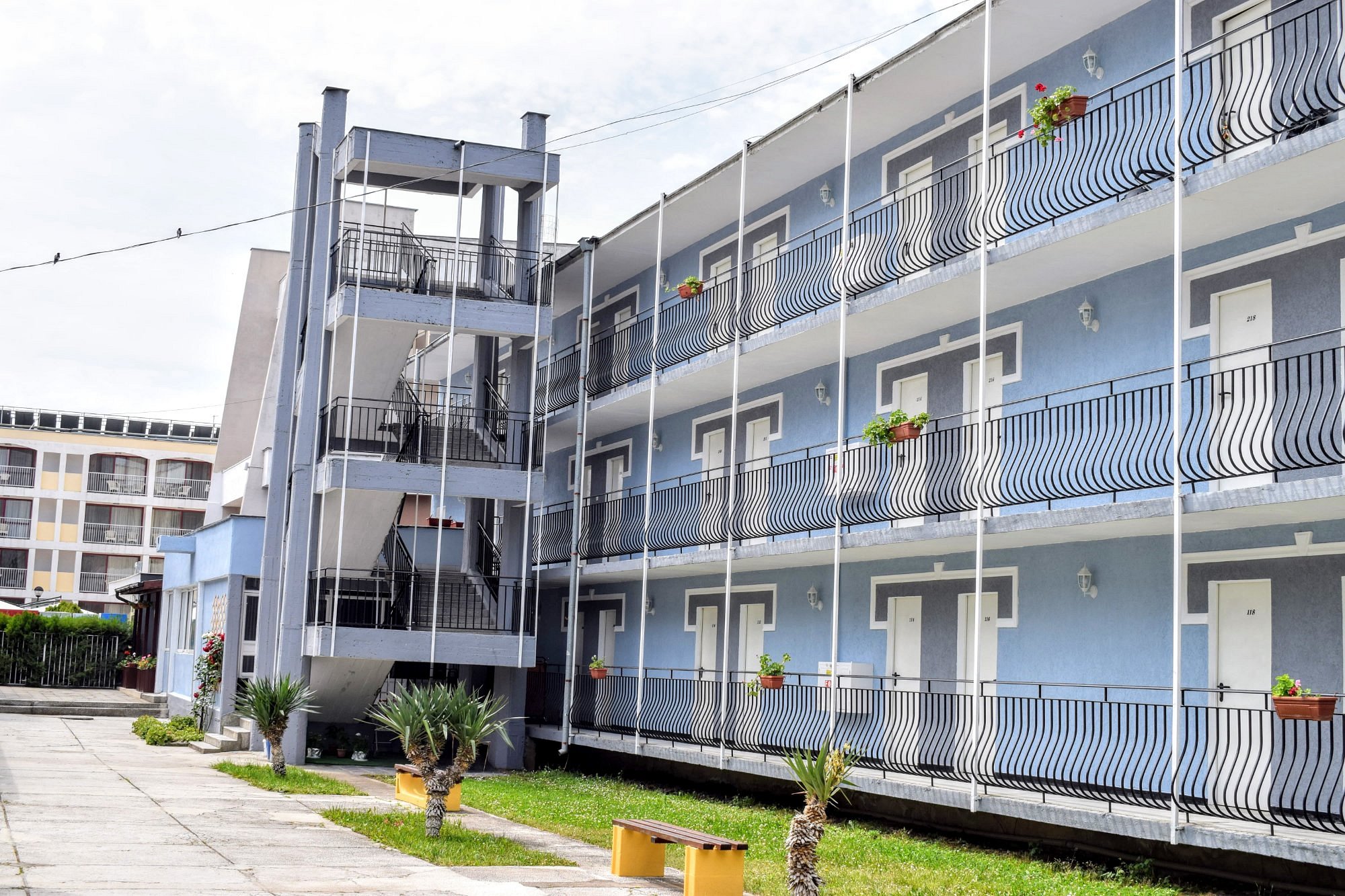 Hotel building exterior